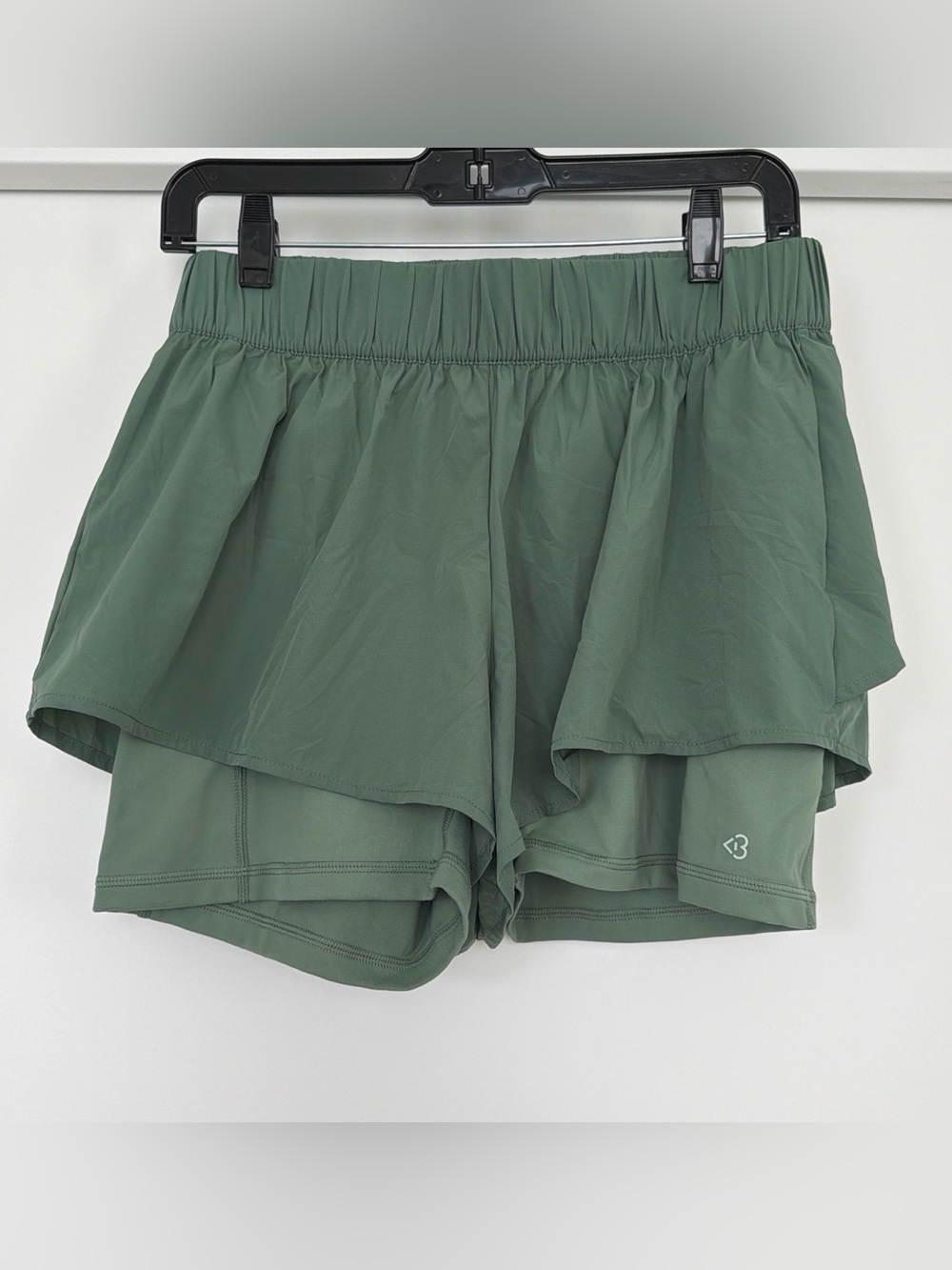 Blogilates Popflex Olive Green Athletic Shorts